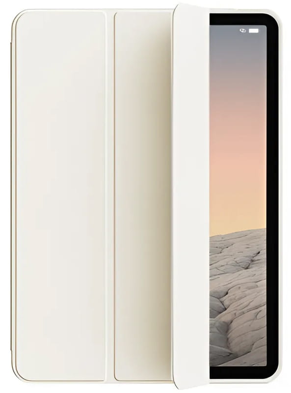 Чeхол-книжка BeCover Tri Fold Soft TPU Silicone для Apple iPad Pro 12.9 2020/2021/2022 Beige (711736)
