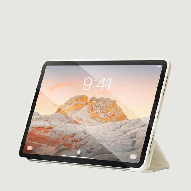 Чeхол-книжка BeCover Tri Fold Soft TPU Silicone для Apple iPad Pro 12.9 2020/2021/2022 Beige (711736)