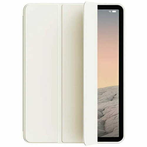 Photos - Tablet Case Becover Чохол-книжка  Tri Fold Soft TPU Silicone для Apple iPad Air 13" M2  Beige  711740  2024(711740)