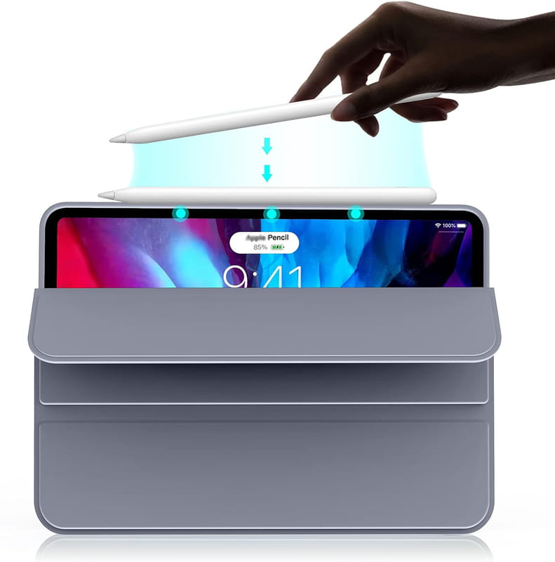 Чeхол-книжка BeCover Tri Fold Soft TPU Silicone для Apple iPad Air 13" M2 2024 Purple (711743)