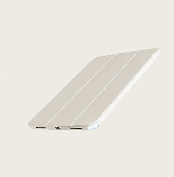 Чeхол-книжка BeCover Tri Fold Soft TPU Silicone для Apple iPad Pro 11" M4 2024 Beige (711745)