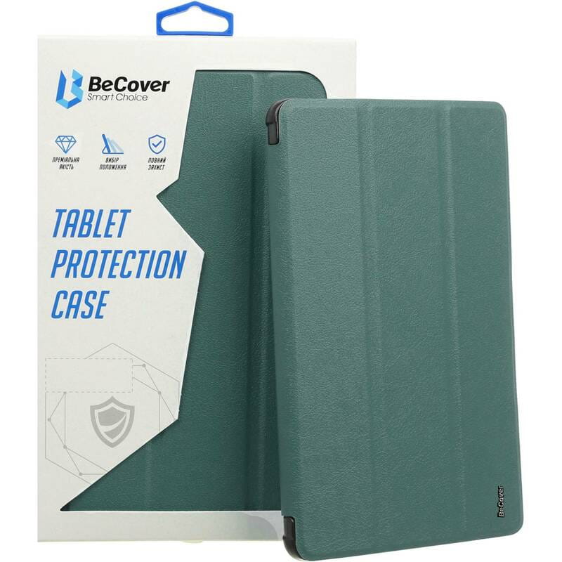 Чeхол-книжка BeCover Tri Fold Soft TPU Silicone для Apple iPad Pro 11" M4 2024 Dark Green (711746)