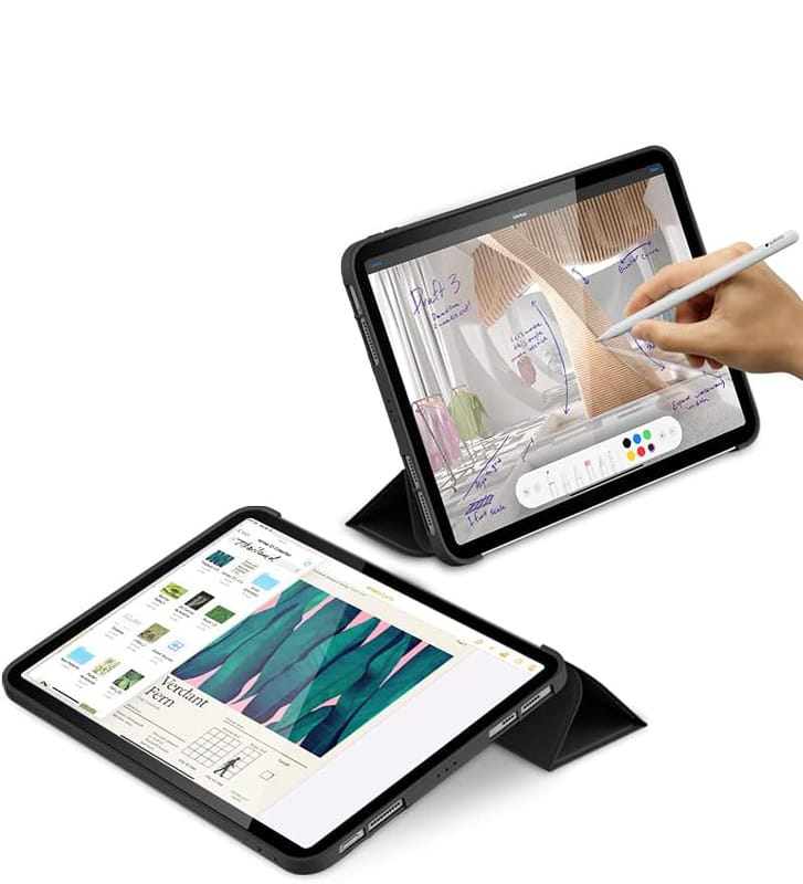 Чeхол-книжка BeCover Tri Fold Soft TPU Silicone для Apple iPad Pro 13" M4 2024 Black (711750)
