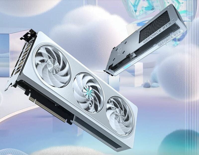 Видеокарта GF RTX 5060 8GB GDDR7 Aero OC Gigabyte (GV-N5060AERO OC-8GD)