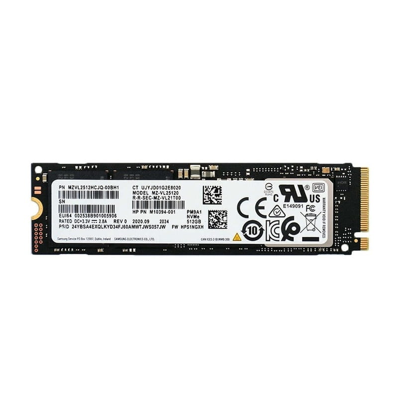 Накопитель SSD  512GB Samsung PM9A1 M.2 2280 PCIe 4.0 x4 V-NAND 3bit MLC (MZ-VL25120_OEM)