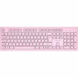 Клавіатура бездротова Canyon HKB-W01 Pink (CNS-HKBW01P)