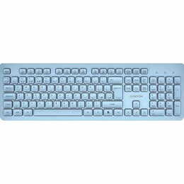 Клавиатура беспроводная Canyon HKB-W01 Blue (CNS-HKBW01BL)