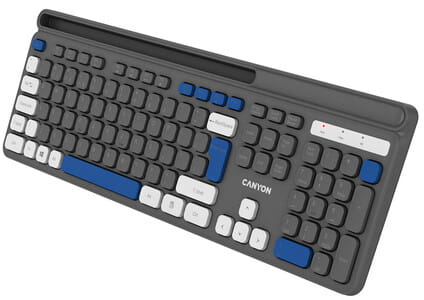 Клавіатура бездротова Canyon HKB-W03 Grey (CNS-HKBW03DG)
