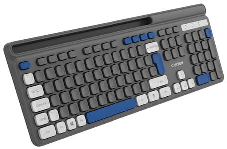 Клавіатура бездротова Canyon HKB-W03 Grey (CNS-HKBW03DG)