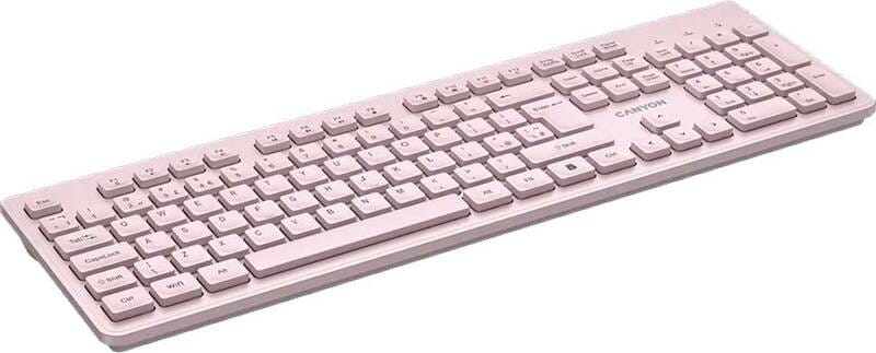 Клавіатура бездротова Canyon HKB-W01 Beige (CNS-HKBW01BG)