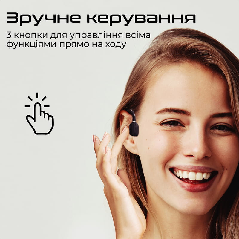 Bluetooth-гарнитура Promate Ripple Black