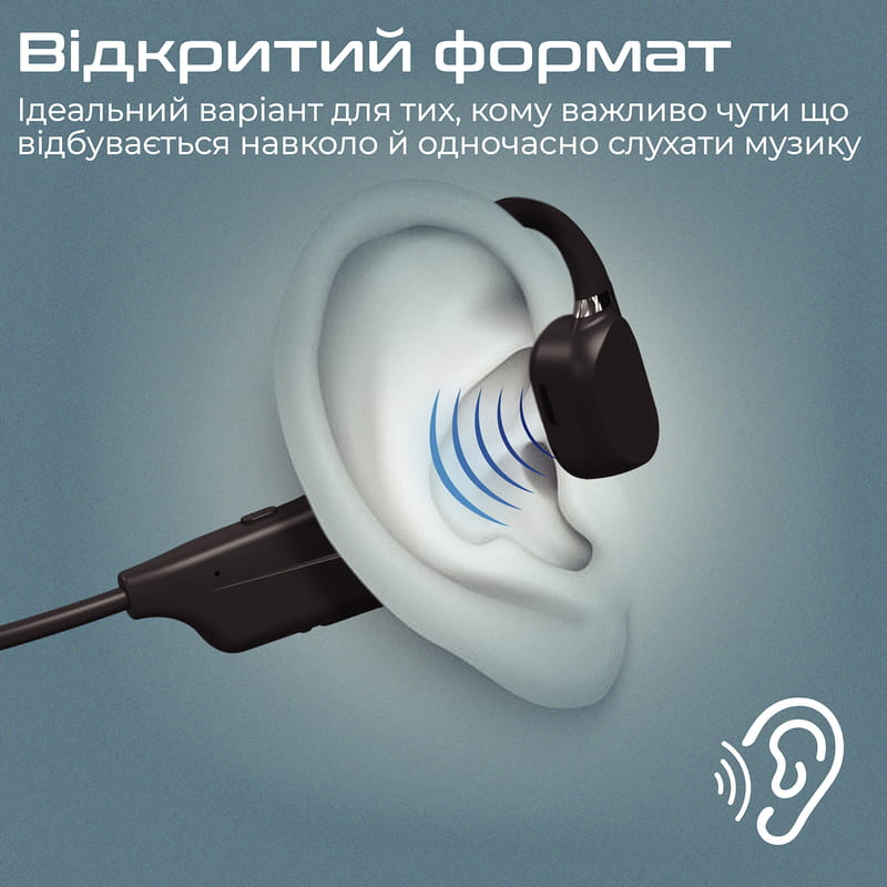 Bluetooth-гарнитура Promate Ripple Black