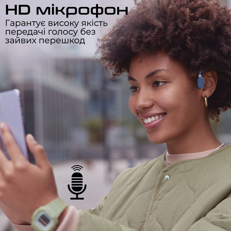 Bluetooth-гарнитура Promate Ripple Blue
