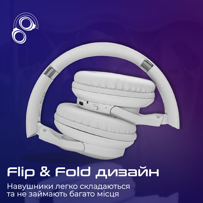 Bluetooth-гарнітура Promate LaBoca-Pro White