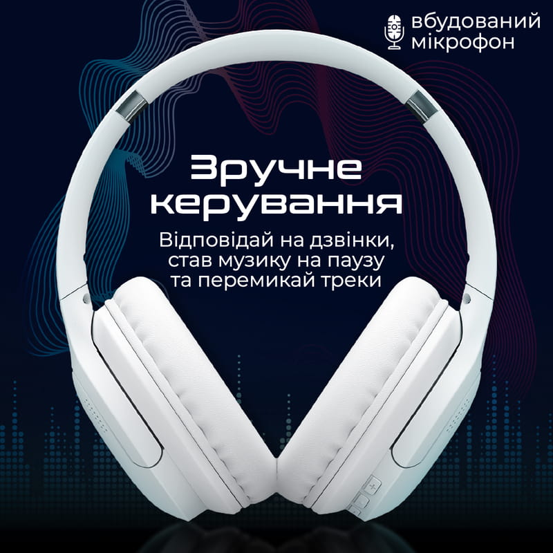 Bluetooth-гарнітура Promate LaBoca-Pro White