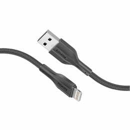 Кабель Promate xCord-Ai200 USB - Lightning (M/M), 2 A, 2 м, Black
