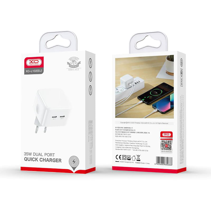 Зарядное устройство XO L102 35W White