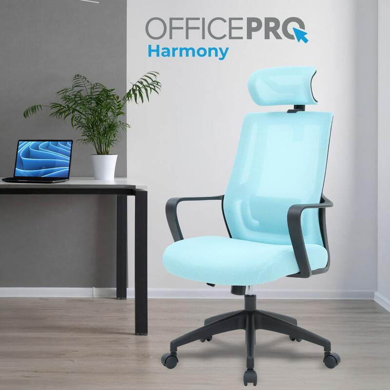 Кресло офисное OfficePro Harmony OC310-B-BL-BL Black/Blue