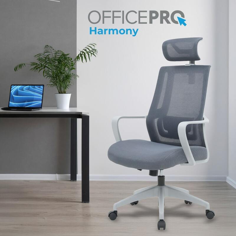 Кресло офисное OfficePro Harmony OC310-G-G-G Gray