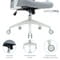 Фото - Кресло офисное OfficePro Harmony OC310-W-LG-LG White/Light Gray | click.ua