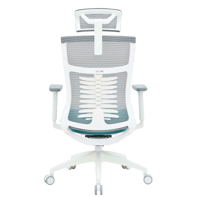 Крісло офісне Officepro Balance OC550-W-DG-BL White/Dark Gray/Blue