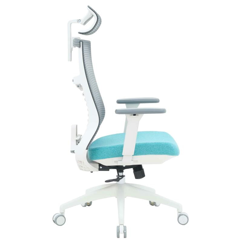 Крісло офісне Officepro Balance OC550-W-DG-BL White/Dark Gray/Blue