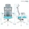 Фото - Крісло офісне Officepro Balance OC550-W-DG-BL White/Dark Gray/Blue | click.ua