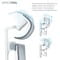 Фото - Крісло офісне Officepro Balance OC550-W-DG-BL White/Dark Gray/Blue | click.ua