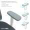 Фото - Крісло офісне Officepro Balance OC550-W-DG-DG White/Dark Gray | click.ua