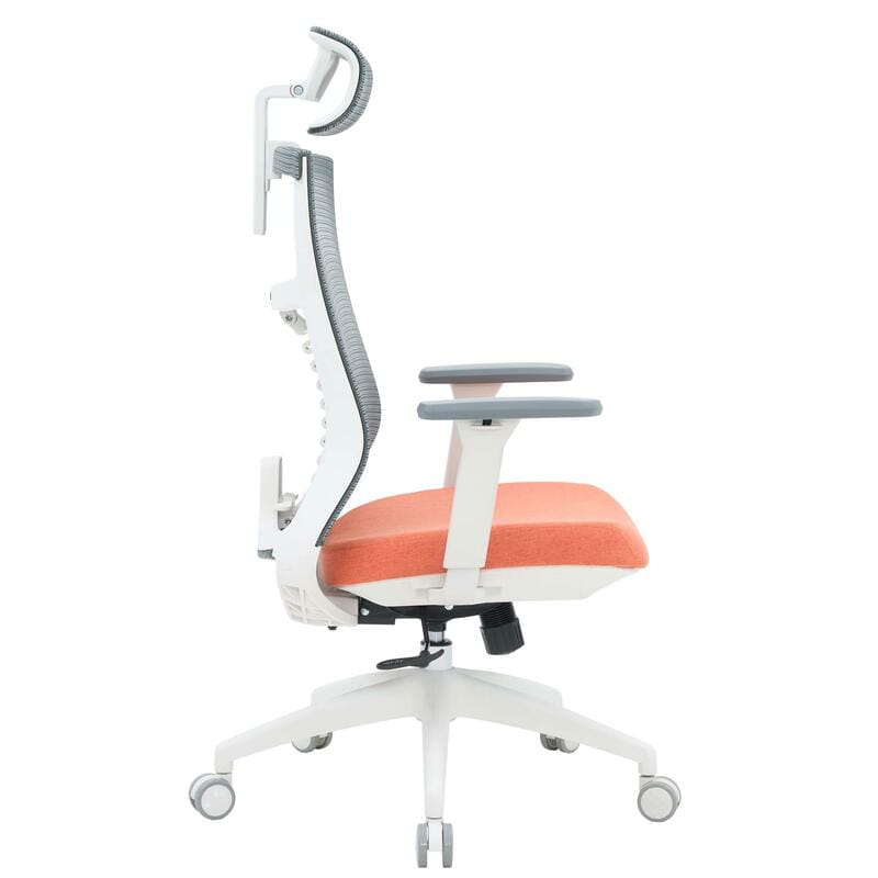 Кресло офисное Officepro Balance OC550-W-DG-OR White/Dark Gray/Orange