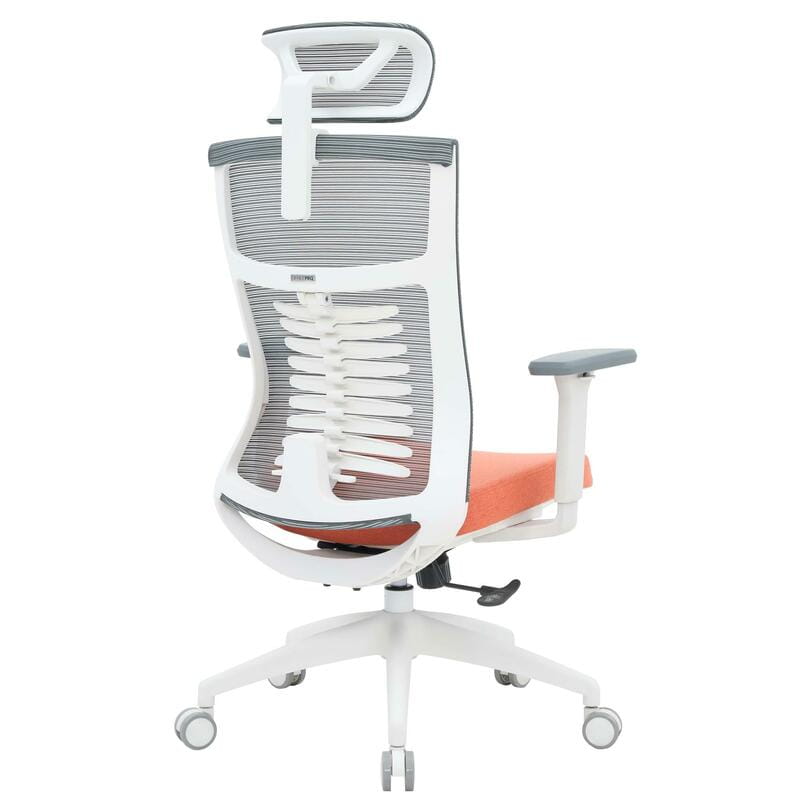 Кресло офисное Officepro Balance OC550-W-DG-OR White/Dark Gray/Orange