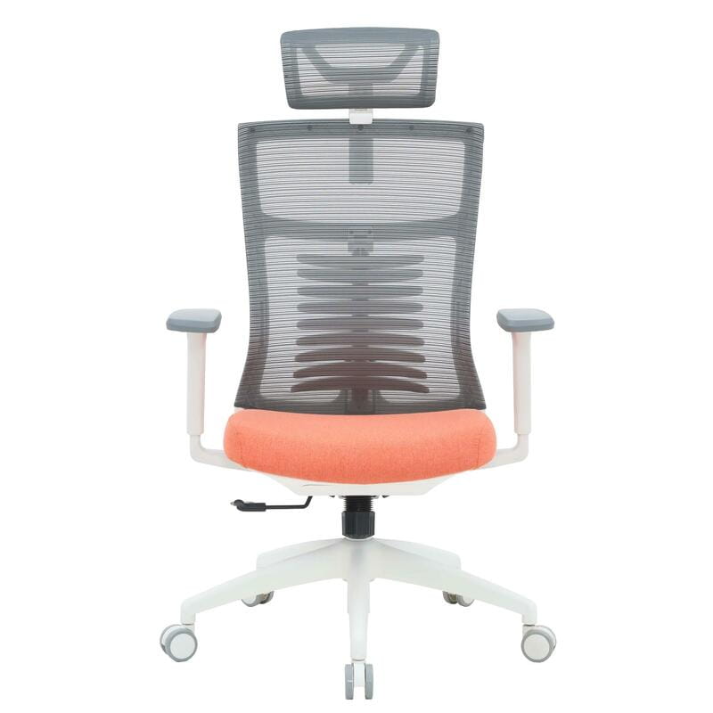 Кресло офисное Officepro Balance OC550-W-DG-OR White/Dark Gray/Orange