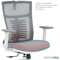 Фото - Кресло офисное Officepro Balance OC550-W-DG-OR White/Dark Gray/Orange | click.ua