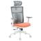 Фото - Кресло офисное Officepro Balance OC550-W-DG-OR White/Dark Gray/Orange | click.ua