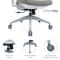 Фото - Кресло офисное OfficePro Elegant OC600-G-DG-DG Gray/Dark Gray | click.ua