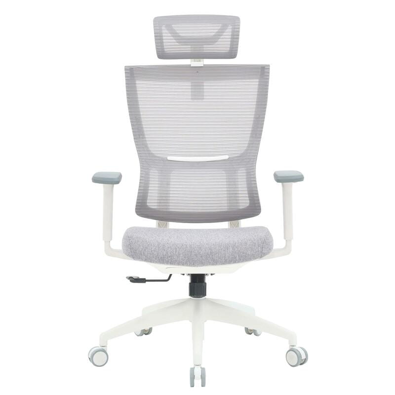 Кресло офисное OfficePro Elegant OC600-W-LG-LG White/Light Gray