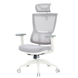 Кресло офисное OfficePro Elegant OC600-W-LG-LG White/Light Gray