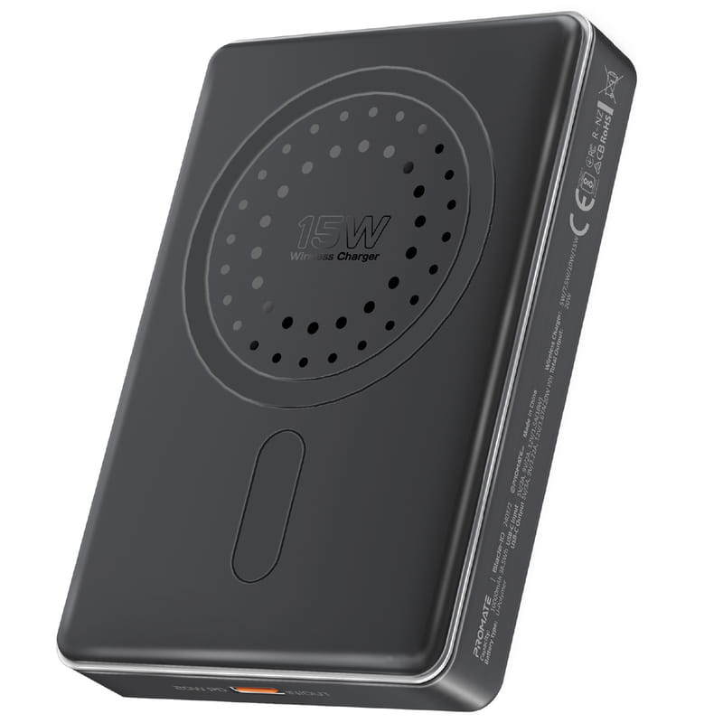 Универсальная мобильная батарея Promate Blade-10 MagSafe 10000mAh 20W Black