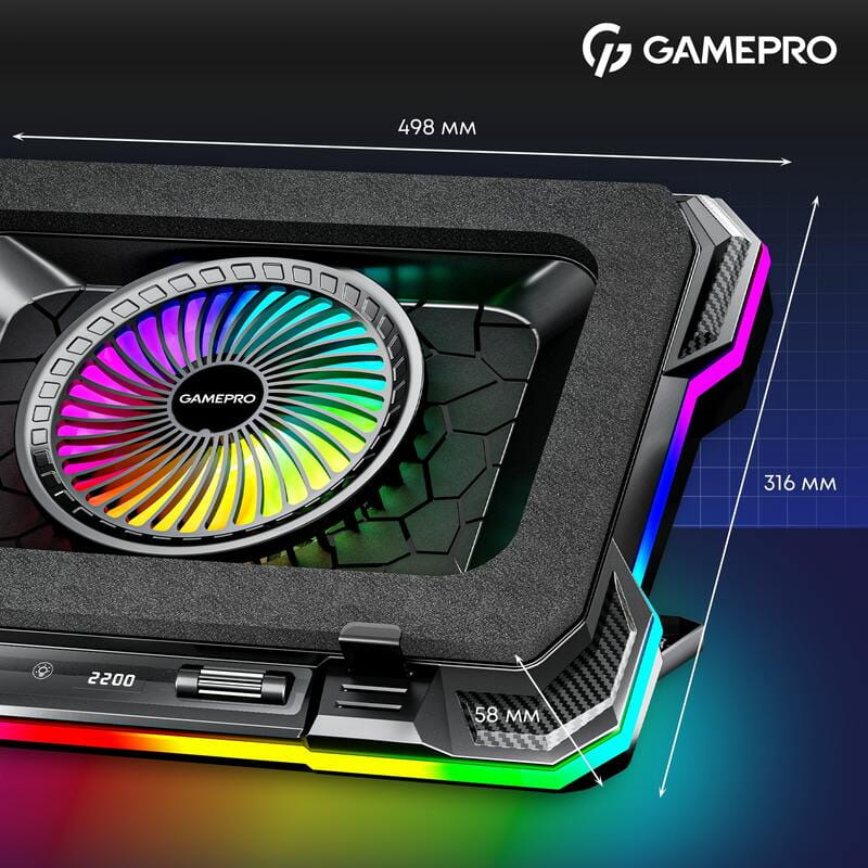 Охлаждающая подставка для ноутбука GamePro CP950