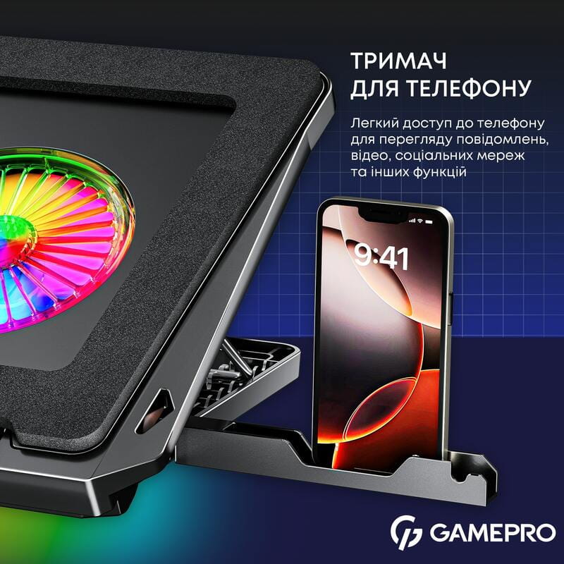 Охлаждающая подставка для ноутбука GamePro CP910