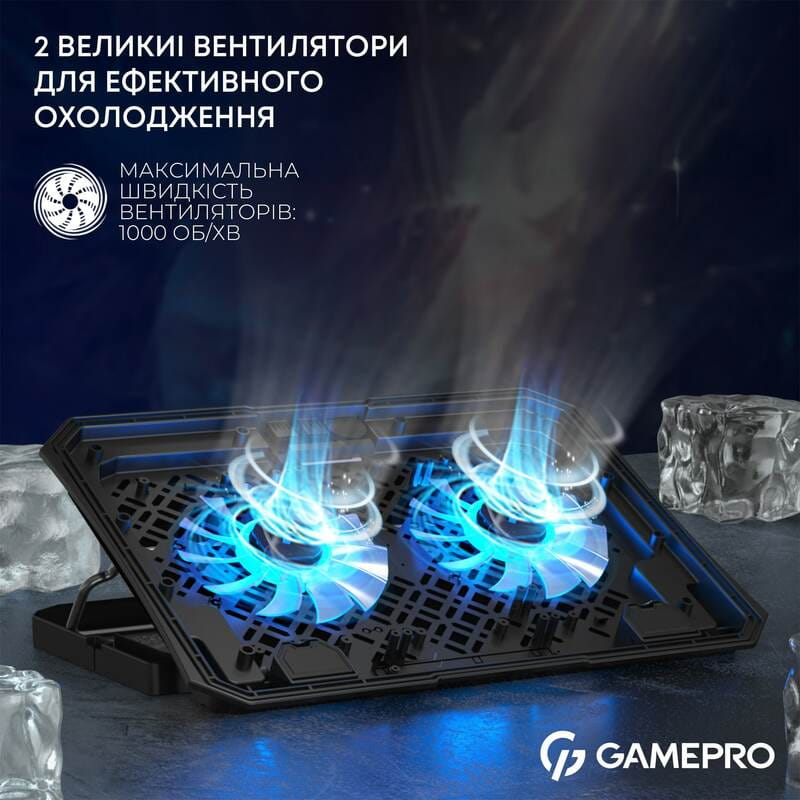 Охлаждающая подставка для ноутбука GamePro CP350