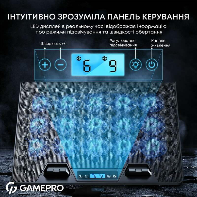 Охолоджуюча підставка для ноутбука GamePro CP1140