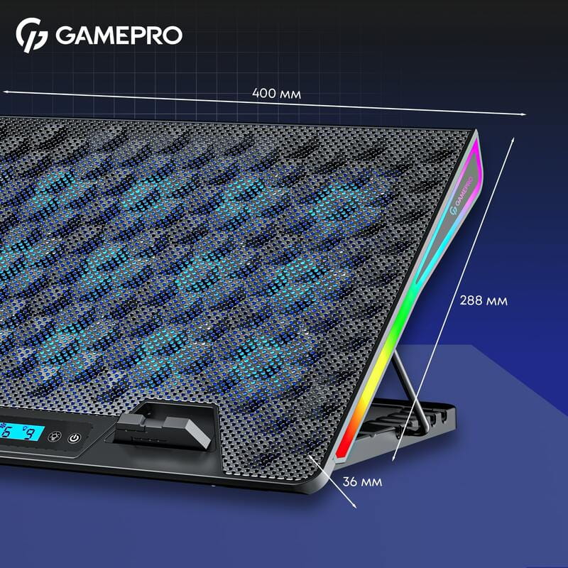 Охолоджуюча підставка для ноутбука GamePro CP1140