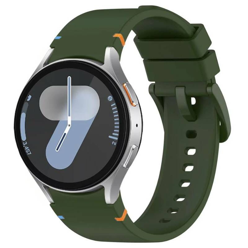 Ремінець BeCover Tape для Samsung Galaxy Watch (20mm) 3 41mm/4 40mm-44mm/5 40-44mm/6 40-44mm/7 40-44mm Khaki (712056)