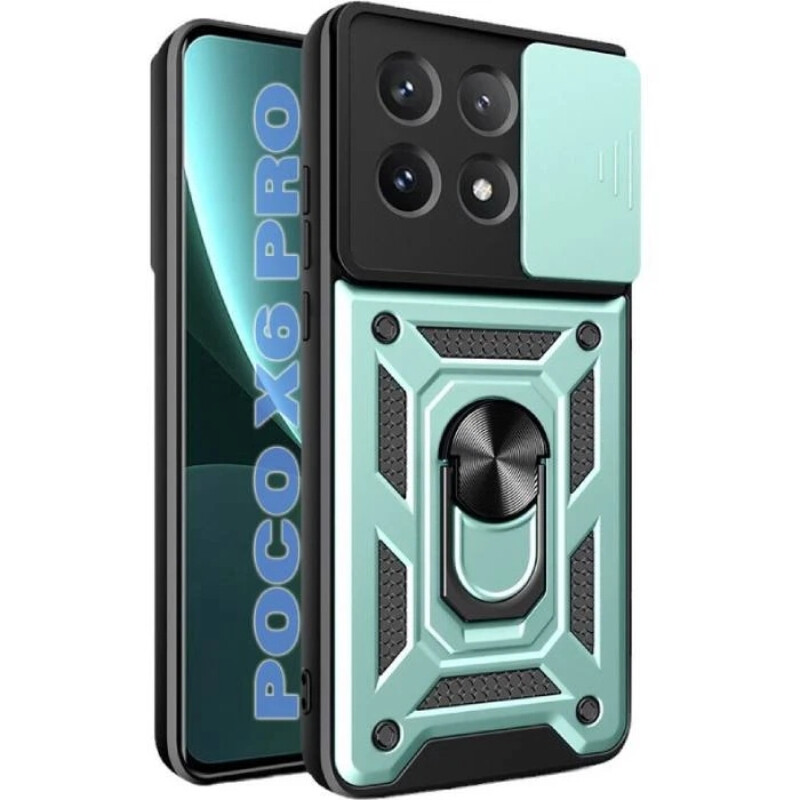 Чохол-накладка BeCover Military для Poco X6 Pro Dark Green (711159)