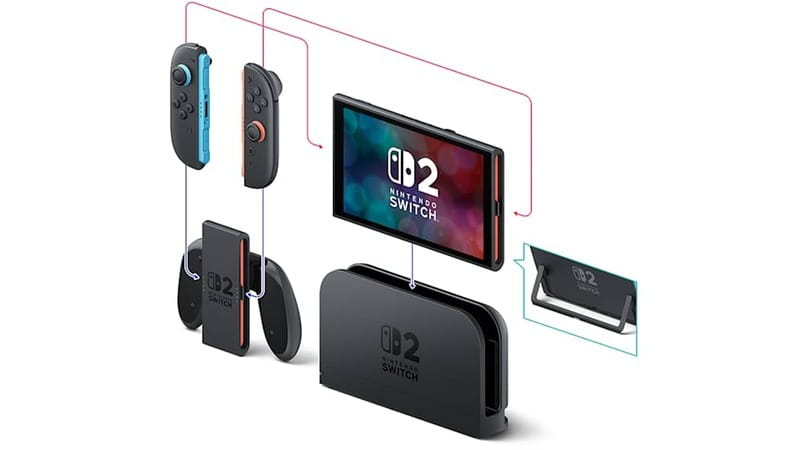 Ігрова консоль Nintendo Switch 2 Black Mario Kart World Bundle (0045496321529)_JP