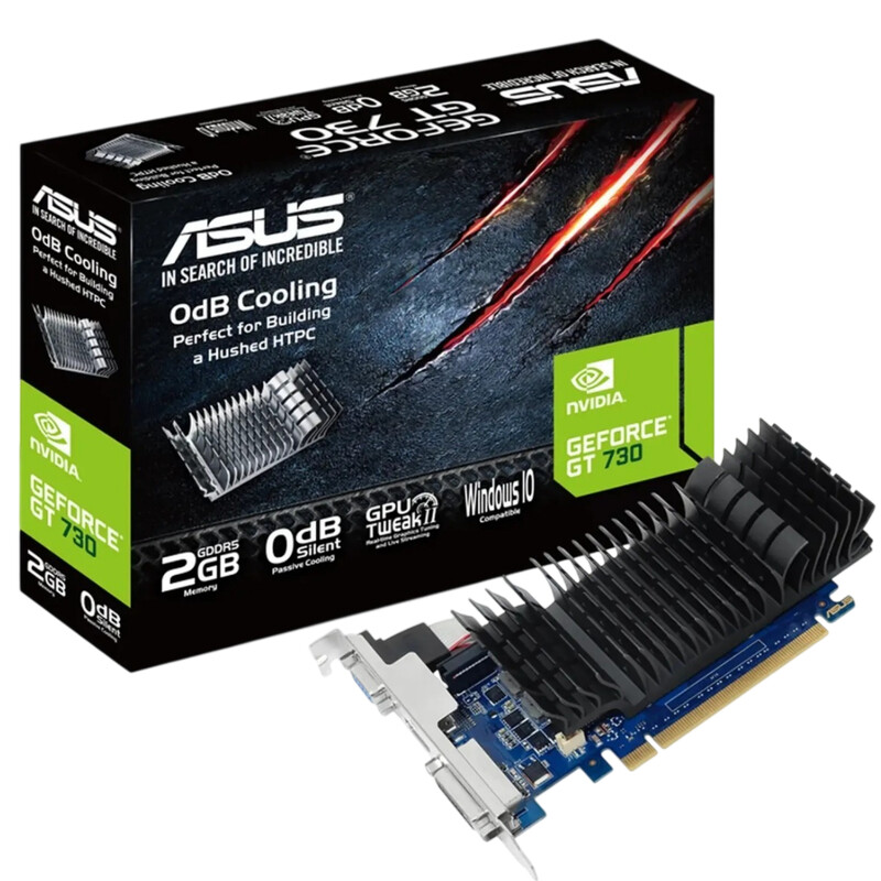 Видеокарта GF GT 730 2Gb GDDR5 Asus (GT730-SL-2GD5-BRK)
