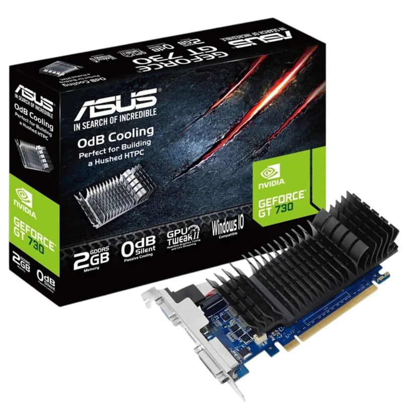 Видеокарта GF GT 730 2Gb GDDR5 Asus (GT730-SL-2GD5-BRK)