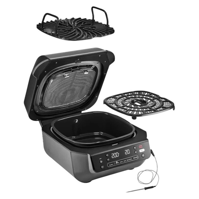 Гриль Ninja Foodi Air Grill & Air Fryer с Сooking probe EG351EU