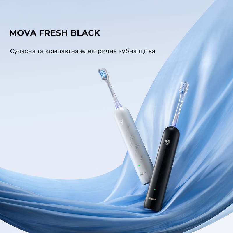 Зубна електрощітка Mova Fresh Black (ATB13A-BK)